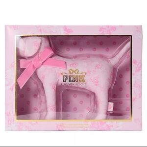 VICTORIA'S SECRET PINK X LOVE SHACK FANCY DOG *BRAND NEW* BEAUX ICONS VELVET BOW